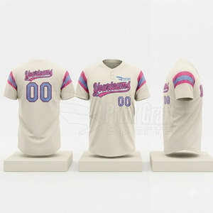 High Quality Breathable <b>Baseball</b> Two Button Shirts Comfortable Quick Dry <b>Baseball</b> Two Button Shirts - Product Image 2