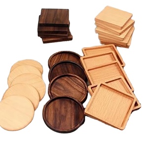Posavasos de nogal cuidadosamente diseñados con una mezcla de mango, pino y madera de acacia, acabado a mano para un hermoso y rústico - Product Image 1