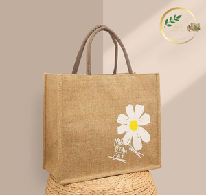 Elegante Bolso de Hombro de Yute Hecho a Mano para Mujeres y Hombres - Product Image 2