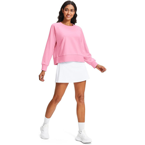 Sweat-shirts à paillettes pour femmes, col rond, manches longues, coupe décontractée, en molleton doux, mélange de coton, pour soirée - Product Image 5