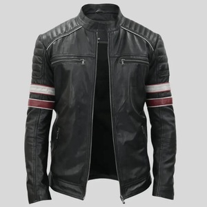 High Street Genuine Leather <b>Biker</b> <b>Jacket</b> Premium Quality Outerwear Trendy Streetwear Bomber Tailor Made leather <b>jacket</b> for men - Product Image 3