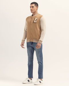 Veste universitaire en laine de qualité supérieure avec logo personnalisé pour hommes, fermeture à boutons, poches, style Letterman, veste de baseball, veste bomber. - Product Image 4