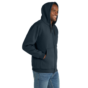 Sweat à capuche super large pour homme, logo personnalisé, mélange de polyester/coton de haute qualité, respirant et à séchage rapide, vêtements de sport pour l'hiver - Product Image 2