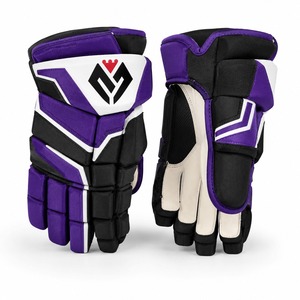 High Quality Custom Left Hand Padded Outdoor Ice Hockey <b>Gloves</b> with Fully Sublimation Print Custom Logo Color with OEM ODM - Product Image 5