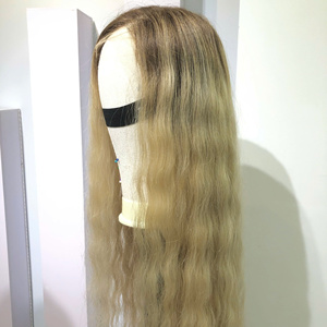 Peluca frontal de encaje HD 13x6 Densidad 250% Rubio ondulado natural Balayage 100% Cabello humano virgen de Vietnam - Product Image 3