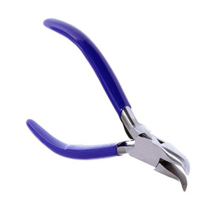 Pince à bijoux de qualité chirurgicale à bout arrondi avec poignée antidérapante, pince optique pour bijoux en acier inoxydable - Product Image 6