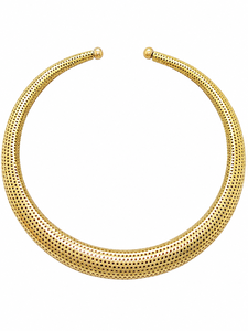 Handcrafted Brass Hasli Choker | Traditional Indian Jewelry - Product Image 1