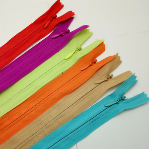 Invisible Nylon Zip Mesh Tape Zipper Close-Ended for Garment <b>Sewing</b> Teeth Run Smoothly - Product Image 1