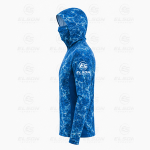Sudadera de Pesca con Estampado Personalizado de Alta Calidad, con Máscara Facial, Manga Larga, Protección UPF 50, Anti-UV - Product Image 4