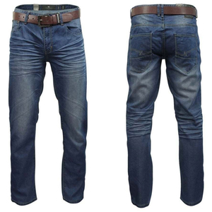 <b>Men's</b> Tapered Fit Denim Pants Comfortable <b>Stretch</b> Casual Clothing - Product Image 5