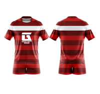 Uniforme de Rugby para Hombre, Conjunto de Camiseta y Pantalones Cortos, Ropa Deportiva de Equipo, Conjunto de Camiseta de Rugby Personalizada, Proveedor de Uniformes de Equipo, Camiseta y Pantalones Cortos
