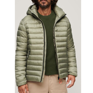High Quality 100% Nylon <b>Black</b> Puffer Jacket <b>Men</b> Winter Waterproof Hooded Streetwear Bubble <b>Windbreaker</b> Plus Size Breathable - Product Image 3