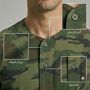 Men's Camouflage <b>Baseball</b> Jerseys Mens <b>Baseball</b> Shirts Full Button Short Sleeve Camo Jerseys V-Neck <b>Baseball</b> Camo Jersey Top - Product Image 6