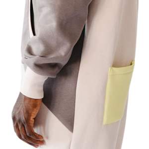 Combinaison de nuit pour homme en polaire respirante de haute qualité, avec logo personnalisé sur le devant, vente en gros - Product Image 6