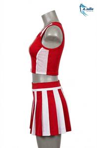 Top Deportivo con Pedrería para Animadoras, Chaleco Brillante de Poliéster y Spandex Elástico para Competencia de Equipos Femeninos - Product Image 2