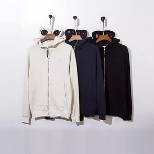 2026 <b>Techwear</b> Goggle Pullover <b>Hoodie</b> Heavyweight No-String 100% Cotton Fleece Quick Dry Breathable Winter Men's <b>Hoodie</b> - Product Image 2