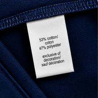 Étiquettes de composition en tissu satiné imprimé sur mesure, étiquettes d'entretien pour vêtements et habillement