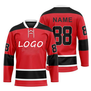 Maillots de hockey sur glace en gros, personnalisables, vêtements de sport, hauts, uniformes de haute qualité - Product Image 5