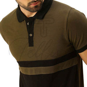 Camisetas Polo Amarillas y Negras con Cuello Polo para Hombre, Diseño Nuevo, con Logotipo, Camisetas Polo de Algodón para Hombre - Product Image 5