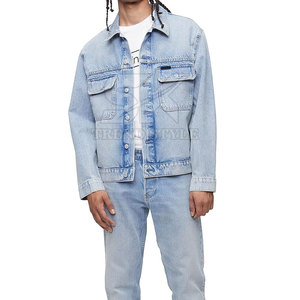 Chaqueta Casual de Invierno para Hombre, Estilo Moderno, Cómoda y Duradera, para Usar en Invierno, Chaqueta de Mezclilla - Product Image 3