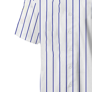 New SGRho Custom Logo Name Baseball Jersey Wholesale Adult Softball Shirt 100% Polyester Quick Dry Breathable Anti-Bacterial - Product Image 4