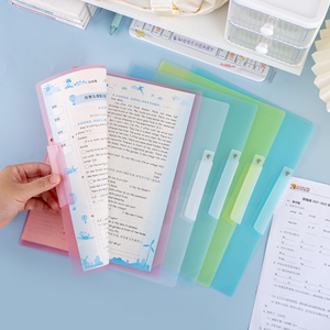 Rotating A4 Storage Folder Large Capacity <b>Binder</b> Transparent Insert Rod Test Paper Clip Special Binding <b>Book</b> Artifact - Product Image 4