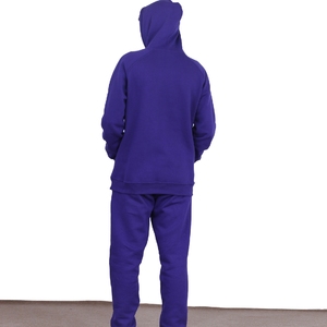 Chaqueta cortavientos unisex de invierno con capucha para hombre, de alta calidad, color único, logotipo personalizado, talla grande, chándal de algodón para hombre, 100% algodón - Product Image 2