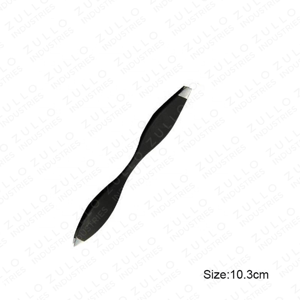 Professional Stainless Steel Double Ended Eyebrow Tweezers Slant Point Tip <b>Precision</b> Beauty Hair Removal <b>Tool</b> OEM - Product Image 5