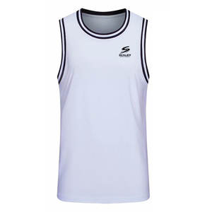 Camiseta Deportiva Profesional de Baloncesto, Talla Grande, Transpirable, Ligera, Sin Mangas, 100% Poliéster, Perfecta para Entrenamiento - Product Image 1