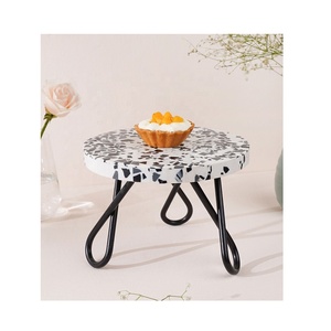 Antique Round Wooden and <b>Marble</b> Printed Design Royal <b>Cakes</b> <b>Stand</b> Manufacturer Wholesaler <b>Cake</b> <b>Cake</b> <b>Stand</b> Home & Decoration - Product Image 1