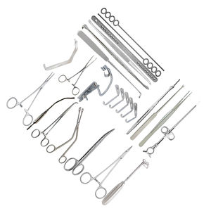 Kit de chirurgie mineure manuel à usage unique, comprenant ciseaux chirurgicaux, pinces, pinces à épiler et poignée BP, instruments jetables pour chirurgie mineure - Product Image 1