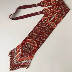 Collier Gerdan | Chunky | Ethnique | Tribal | Collier ukrainien | Unique | Collier africain pour femme avec boucles d'oreilles, pour cadeau - Product Image 5