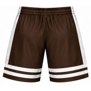 Men Brown Sublimated Ice Hockey Set Jersey Shorts Polyester Striped <b>Athletic</b> Sportswear Team Training Match Apparel - Product Image 6