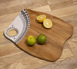 Planche à découper en bois écologique personnalisable en gros, finition polie, personnalisée pour une utilisation en cuisine et au restaurant, cadeau idéal - Product Image 3