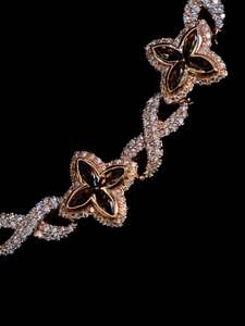 Nueva Cadena Cubana de Lujo para Hombre, Estilo Rapper, con Incrustaciones de Plata 925 y Moissanita VVS1 Certificada, Diseño Infinity Miami Clover, Regalo - Product Image 2