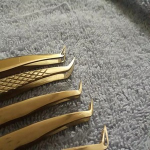 Pinzas para Pestañas de Acero Inoxidable con Punta de Fibra, Dentadas, con Opción de Logotipo Personalizado - Venta al por Mayor - Product Image 3