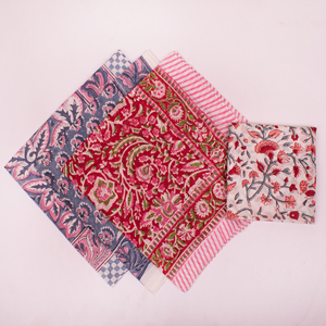 Unisex Bohemian Style <b>Wraps</b> Printed Cotton Headkerchiefs Vintage Floral Pattern Multicolor Square Scarves for Adults Ladies <b>Gift</b> - Product Image 4