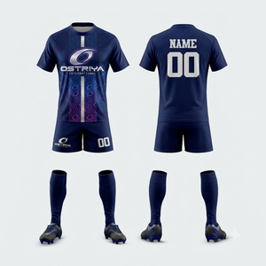 Breathable Unisex Rugby Uniform Set Adults Sportswear Short Team Jersey Sublimated Custom Logo Number Quick Dry Plus Size - Product Image 4