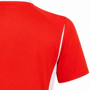 Maillot de rugby rouge sublimé imprimé pour femme, haut de sport à manches courtes, tenue d'équipe, uniforme athlétique, chemise d'entraînement, compétition en plein air - Product Image 3
