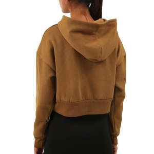 Sudadera con capucha de terciopelo y algodón para mujer, cuello en V, oversize, manga larga, estilo urbano, informal y cómoda para otoño/invierno - Product Image 3
