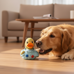 Giocattolo per Cani in Lattice Ecologico, Divertente e Carino a Forma di Anatra, Morbido e Resistente - Product Image 1