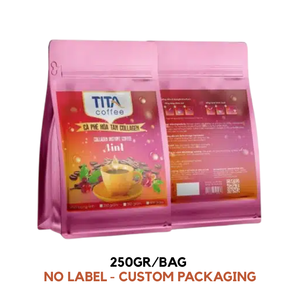 Café Instantáneo de Colágeno OEM Premium con Crema Vegetal, Sabor a Azúcar y Crema - Mezcla 4 en 1 en Caja Dulce - Product Image 2