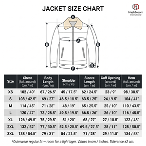 Veste en daim pour homme Hashbloom International Premium, coupe-vent, col en peau de mouton, doublure en fausse fourrure, fermeture éclair personnalisée OEM, hiver - Product Image 6