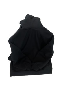 Regular Fit Solid Crop Hoodie Men 100% Cotton <b>Fleece</b> <b>Zipper</b>-Up Casual Sweatshirt Front Print Pocket Design Quick Dry Breathable - Product Image 3