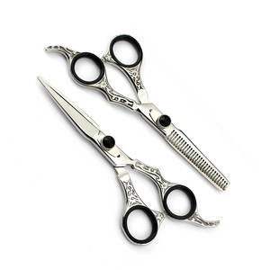 6.2inch Hairdressing Scissors Hair Scissors Professional Japanese 440c Steel Bearing Screw Barber Cutting Thinning Shears - Product Image 1