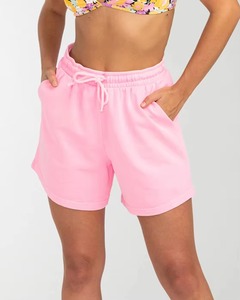 กางเกงขาสั้นกีฬาผู้หญิงมาใหม่สำหรับฤดูร้อน ระบายอากาศได้ดี ผ้าฝ้ายฟลีซ 100% สวมใส่สบาย เอวยางยืด ลายสก็อตสูง แฟชั่นสตรีทแวร์ - Product Image 3