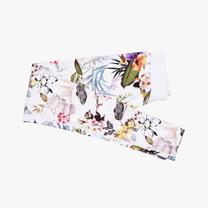 Conjunto de Yoga con Estampado Floral para Mujer, 2 Piezas, Leggings de Cintura Alta, Top Corto Deportivo, Ropa Deportiva Elástica de Longitud Completa - Product Image 5