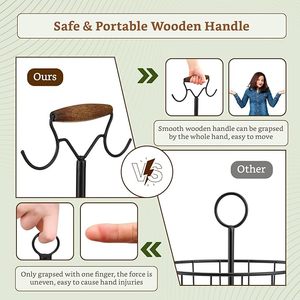 Grand panier de rangement industriel en métal robuste pour la maison, la cuisine, le garde-manger, l'organisateur de rangement pour étagères - Product Image 1