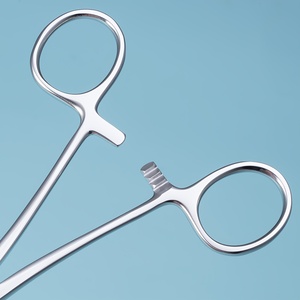 Pinza autoclavable de acero inoxidable Foerster para esponjas, instrumento quirúrgico para perforaciones corporales y vendajes de gasa, aprobado por ISO - Product Image 4