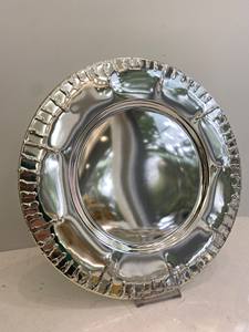 Assiette de présentation décorative de luxe en métal pour la décoration de table de mariage et de banquet - Product Image 3